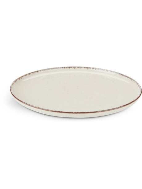 Plato FERDUS Ø27cm gres porcelánico beige Plato FERDUS Ø27cm gres porcelánico beige