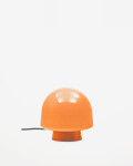 Lámpara de mesa Reig de cristal naranja