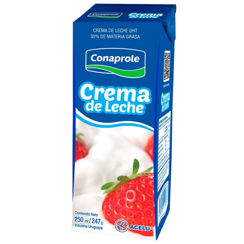 CREMA DE LECHE CONAPROLE 250ML Crema De Leche Conaprole 250ml
