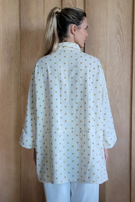 Camisa Tuna Polka Dot Mostaza