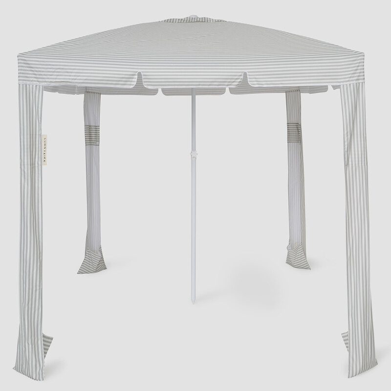 S51BC Gazebo Plegable Playa Y Jardín 1,5x1,5mts Sea Sage Stripe