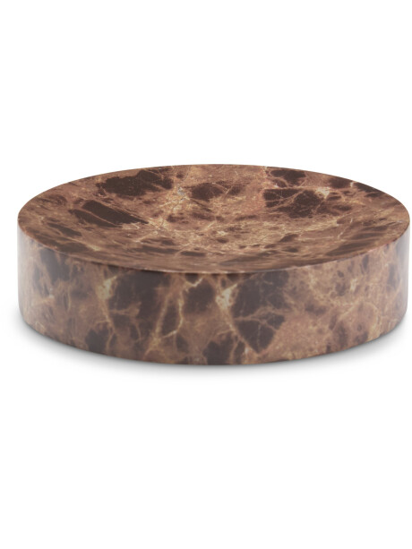 Bandeja decorativa MAKARYD Ø10cm mármol marrón Bandeja decorativa MAKARYD Ø10cm mármol marrón