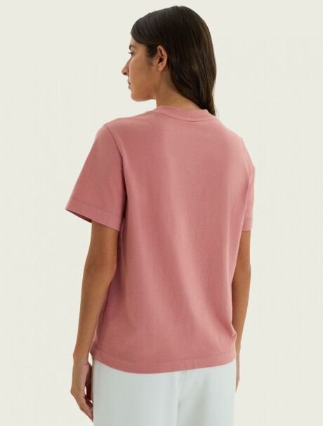 CAMISETA MANGA CORTA SUPER COTTON ROSADO