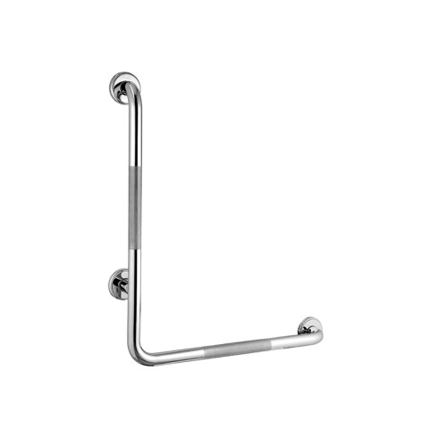 BARRA FIJA EN L METAL ACERO INOX 304 PULIDA COLOR CROMO CROMO