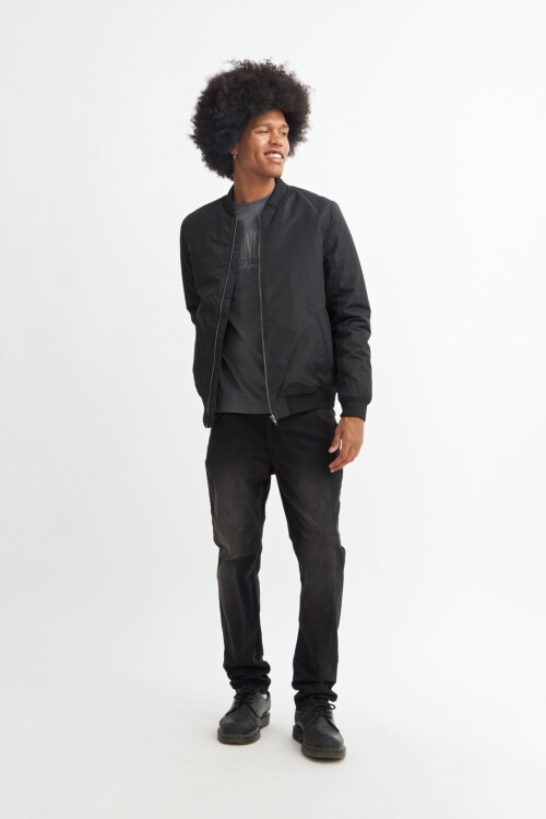 Campera bomber NEGRO