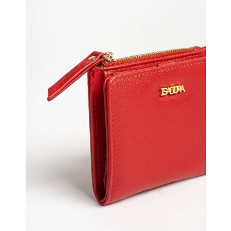 Billetera Chica Coral Oscuro