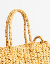 Complemento Marroquinería Basicos Cartera Efecto Rafia - Marron Beige
