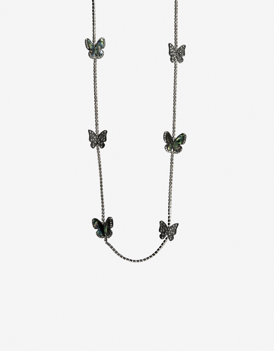 Collar Largo Mariposas 