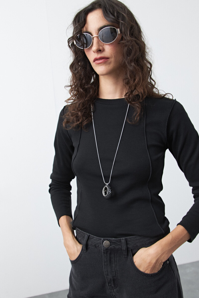 REMERA COLIMA - Negro 