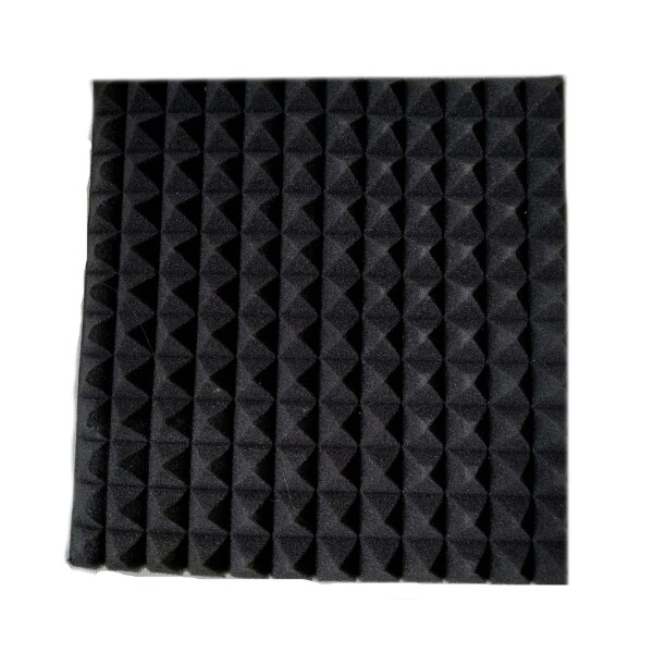 Panel Acústico Aislante Puertas Anti Ruidos Autoadhesivo Color Negro 2