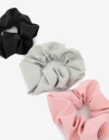 Skunzies Básicos Set De Scrunchies Combinados - Combinacion Tricolor