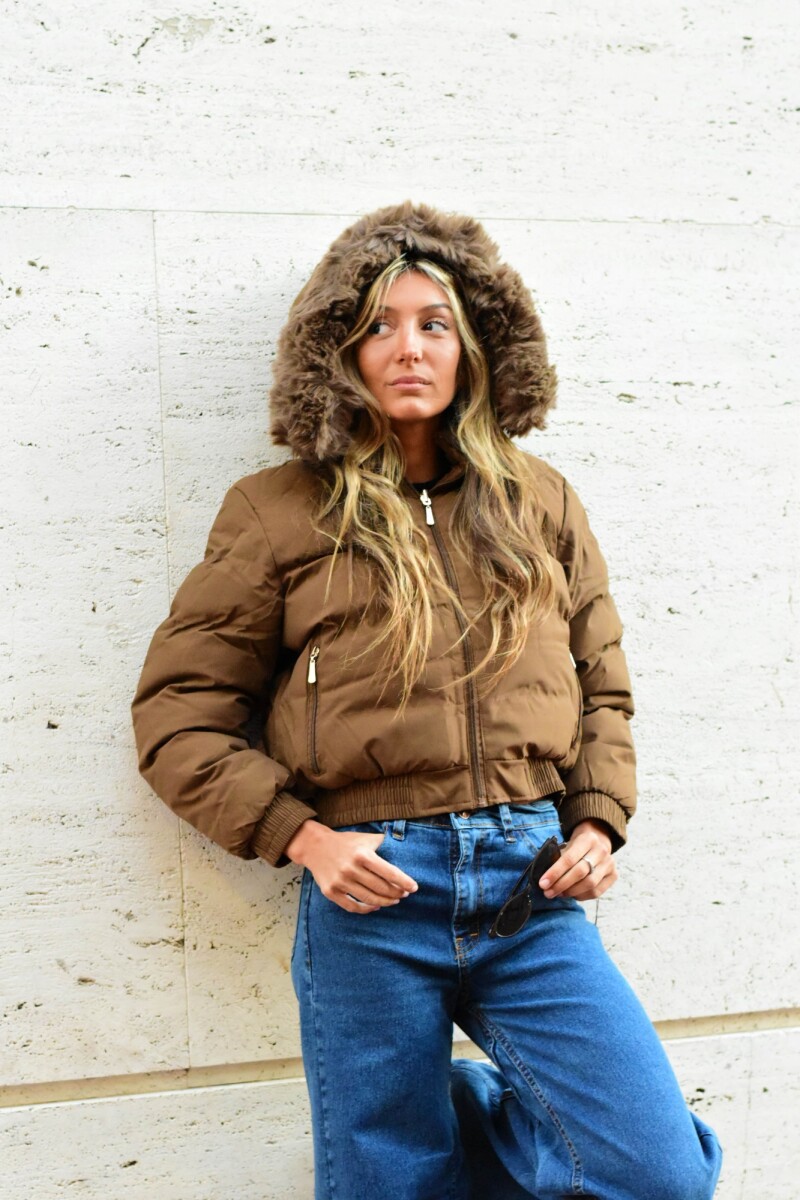 Campera Puffer - Marrón 