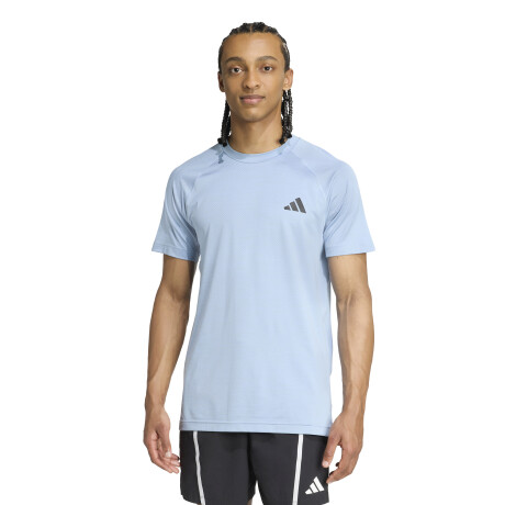 Remera de Hombre Adidas Gym+ Celeste