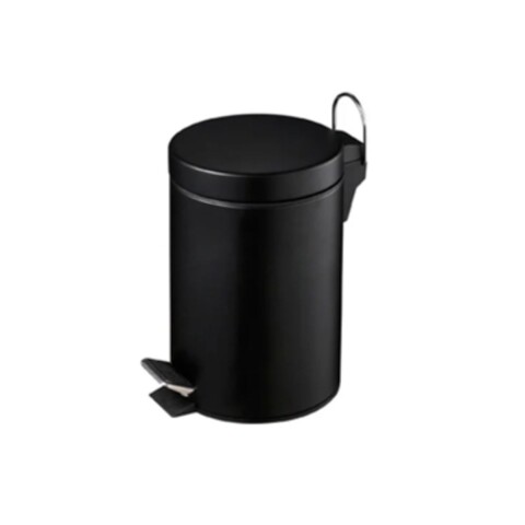 Papelera basurero de ac. Inoxidable negra 20 Lts Papelera Basurero De Ac. Inoxidable Negra 20 Lts