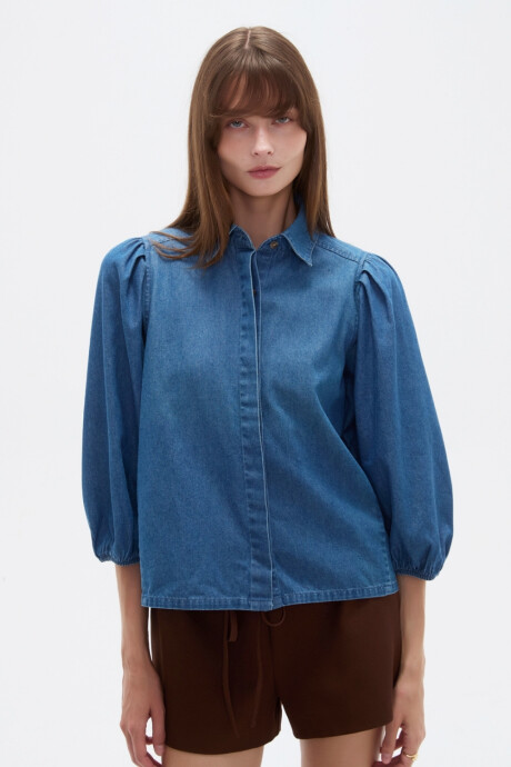 Camisa Tivran Azul Medio