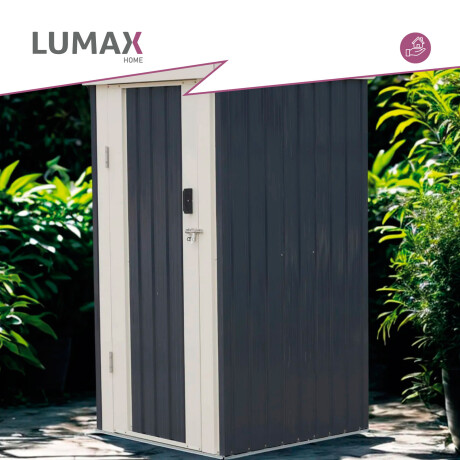 Caseta Galpon Jardin Lumax surrey Gris Oscuro 183x99x105 Caseta Galpon Jardin Lumax surrey Gris Oscuro 183x99x105