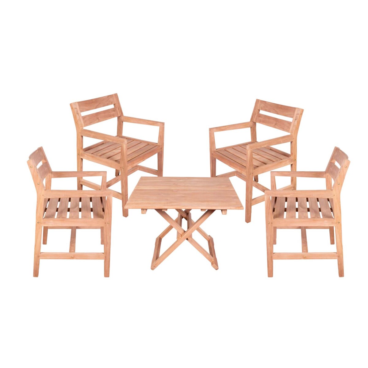 SET DE LIVING - MADERA NATURAL-BEIGE ESPARTA 