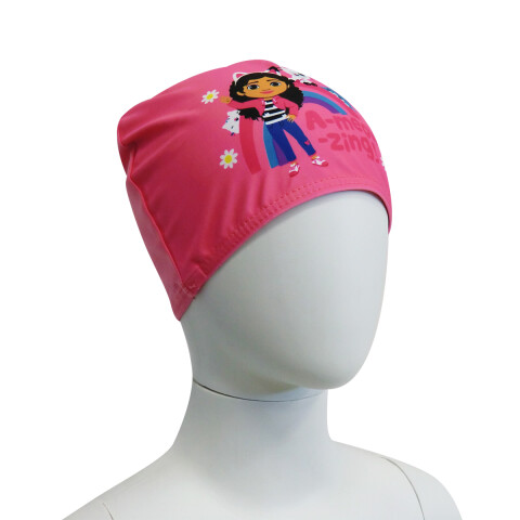 Gorra Natación Infantil La Casa De Gabby Talle Único ROSA
