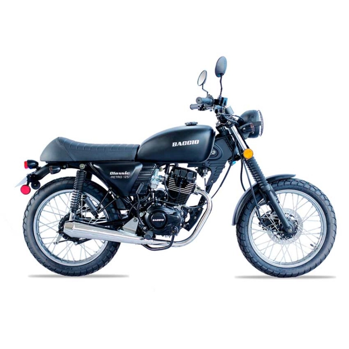 Moto Baccio Calle Classic Retro 125cc - Negro 