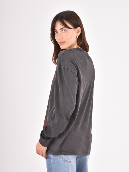 REMERA QUELLA GRIS OSCURO