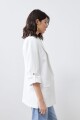 Blazer recto crudo