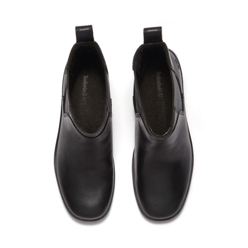 Botas Chelsea Bellevaux Mid Mujer Black Full Grain