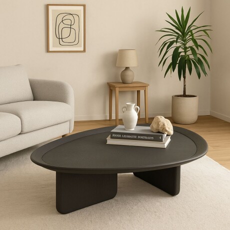 MESA DE CENTRO PEANUT NEGRO - UNICO