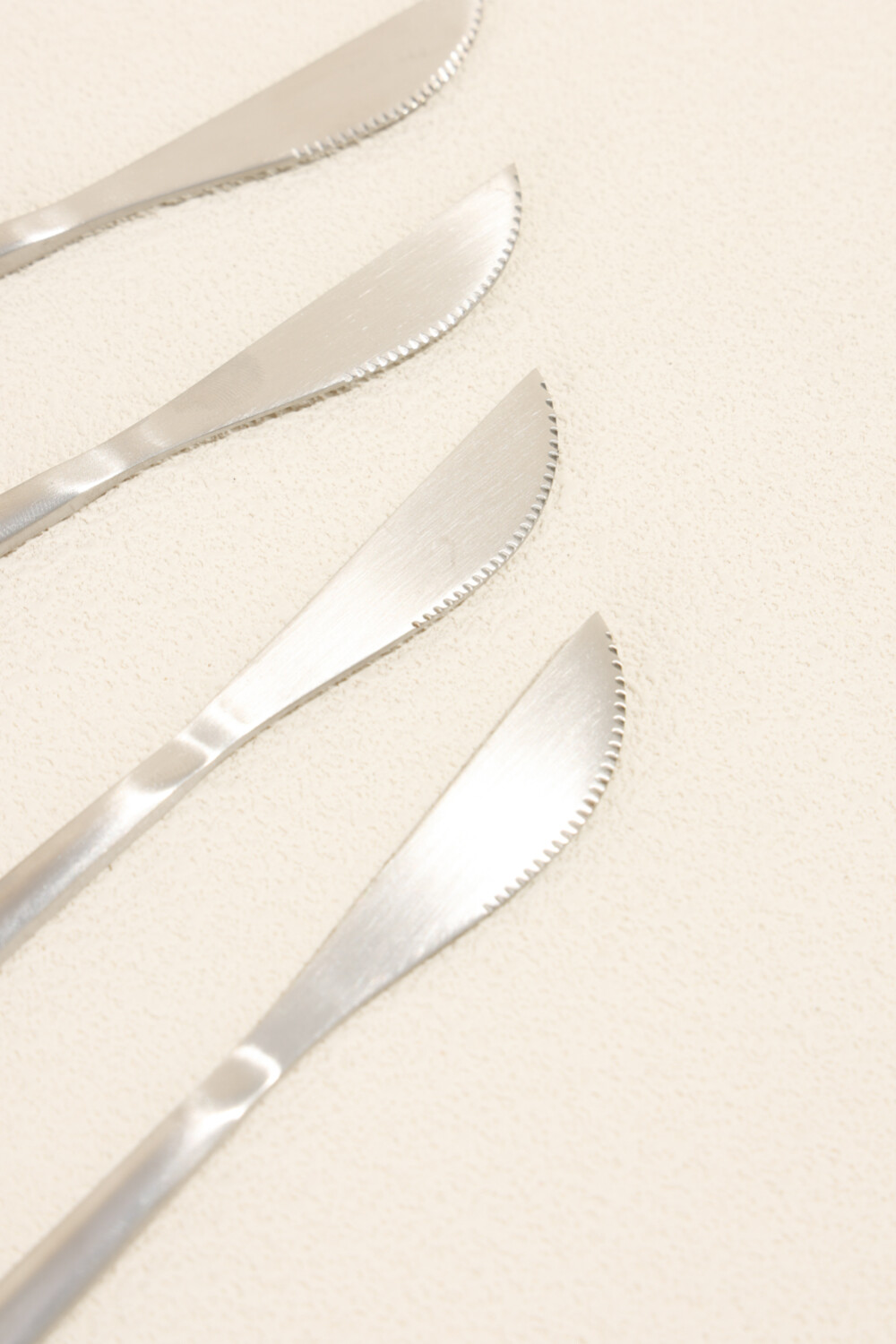 Cuchillo Fiordo, Set 4 Un. Plateado Color Unico