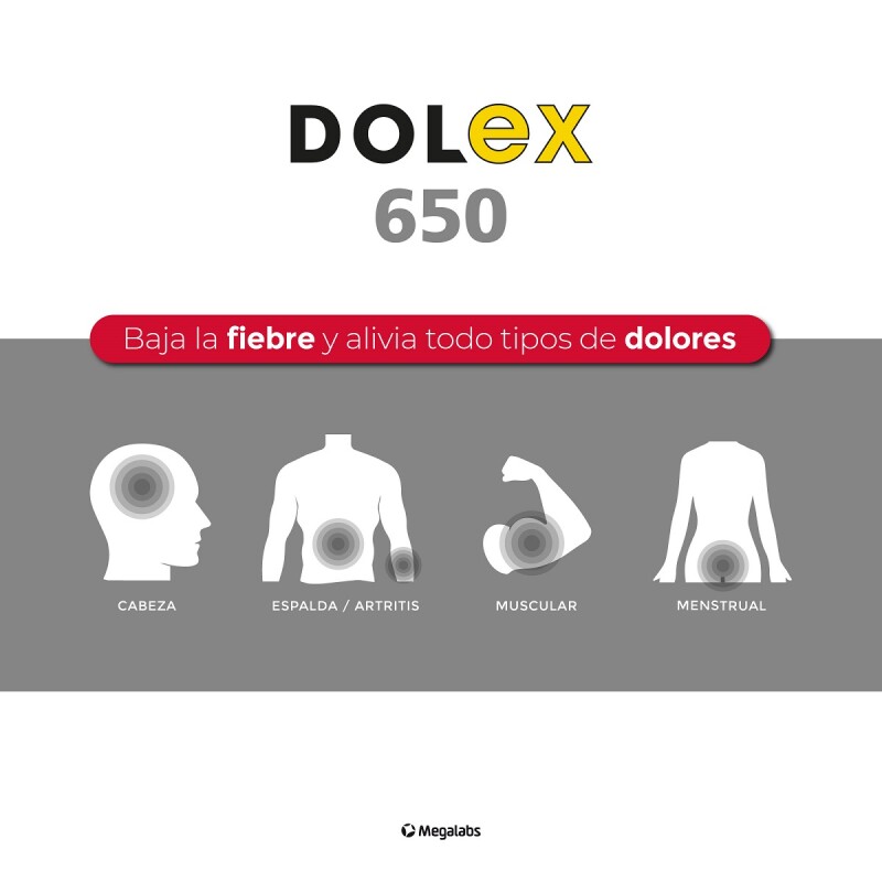 Dolex 650 Mg. 8 Comp. Dolex 650 Mg. 8 Comp.