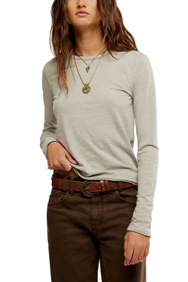 CAMISETA NOVA ML Natural