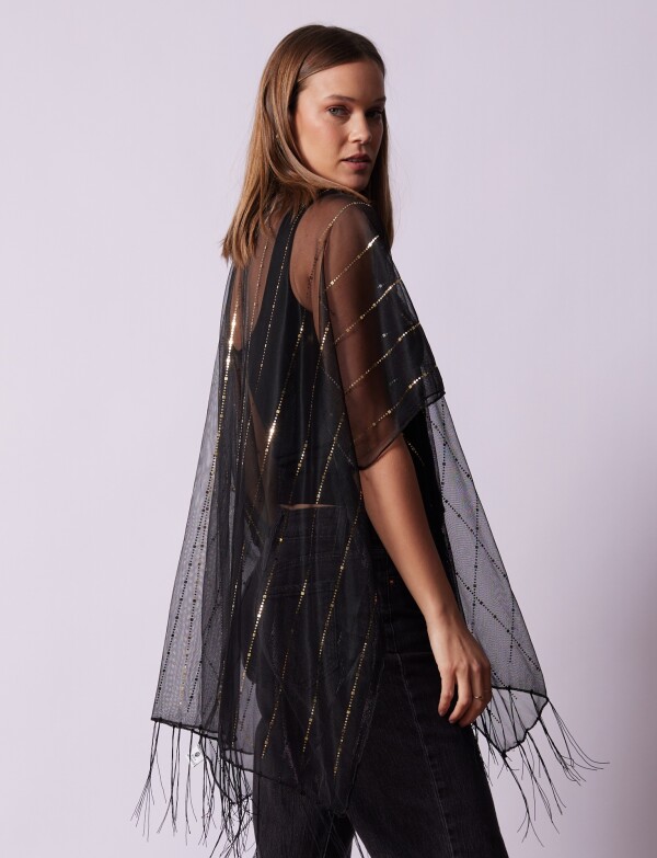 Kimono Night NEGRO/DORADO