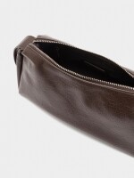 Bolso Bandolera Efecto Craquelado marron