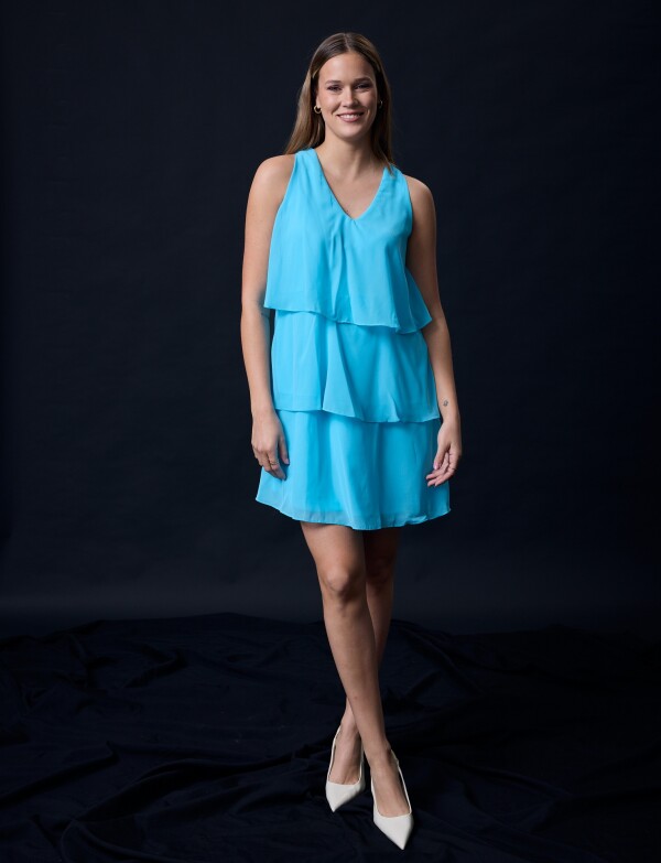 Vestido Capas CELESTE