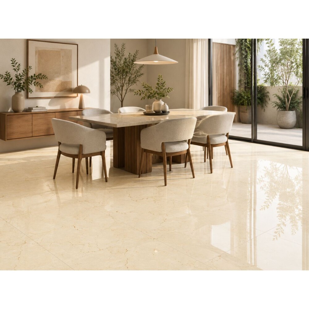 Cerámica Crema Marfil HD 61x61 cm Brillante Cerámica Crema Marfil Hd 61x61 Cm Brillante