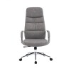 Silla de oficina Cromada 4 Posiciones - Le Mans Gris Oscuro