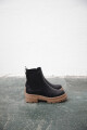 BOTA CUERO CHUNKY NEGRO