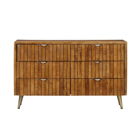 CÓMODA 125CM MADERA MARRON RENEE