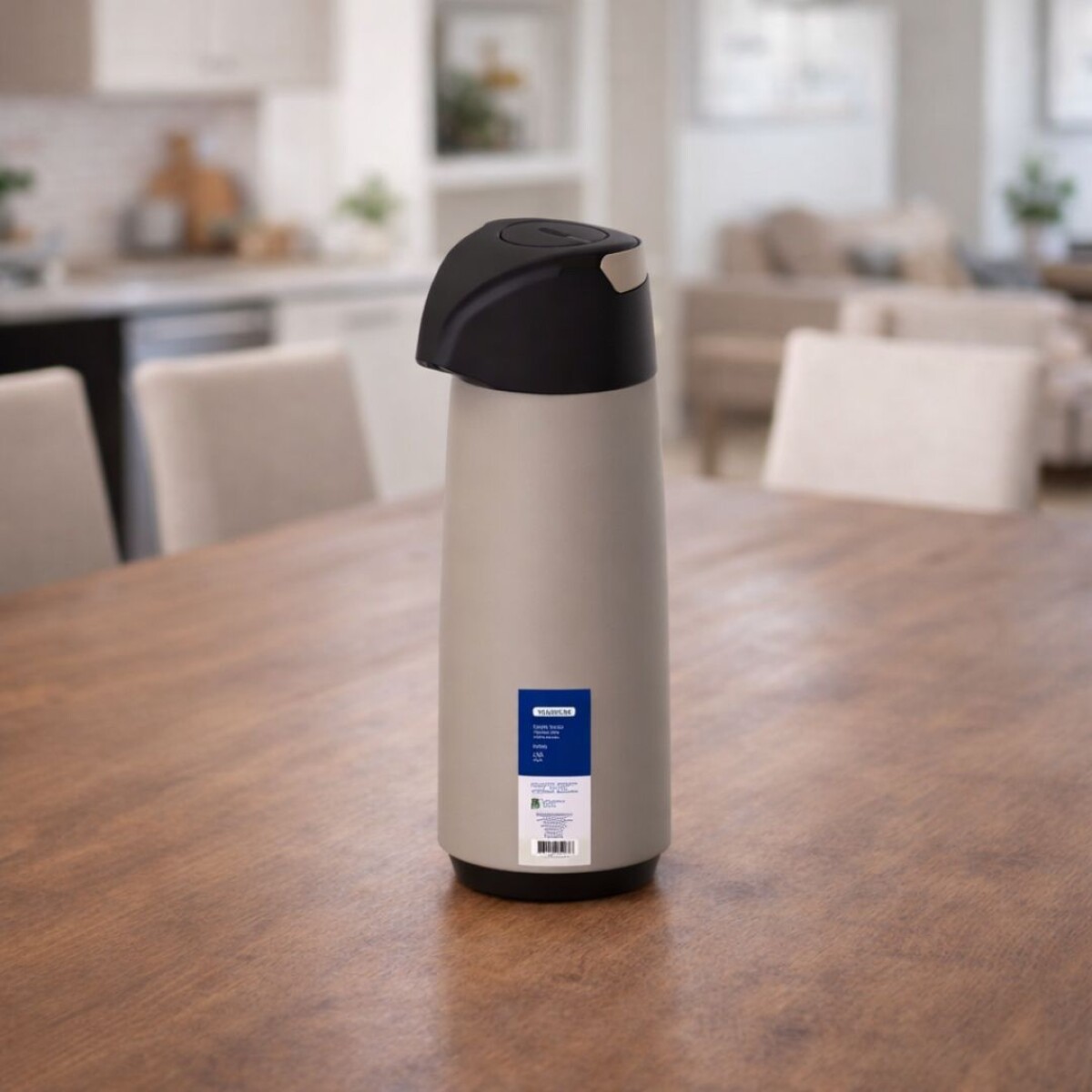 TERMO TRAMONTINA CON SIFON EXATA 1,8 LITROS - BEIGE 