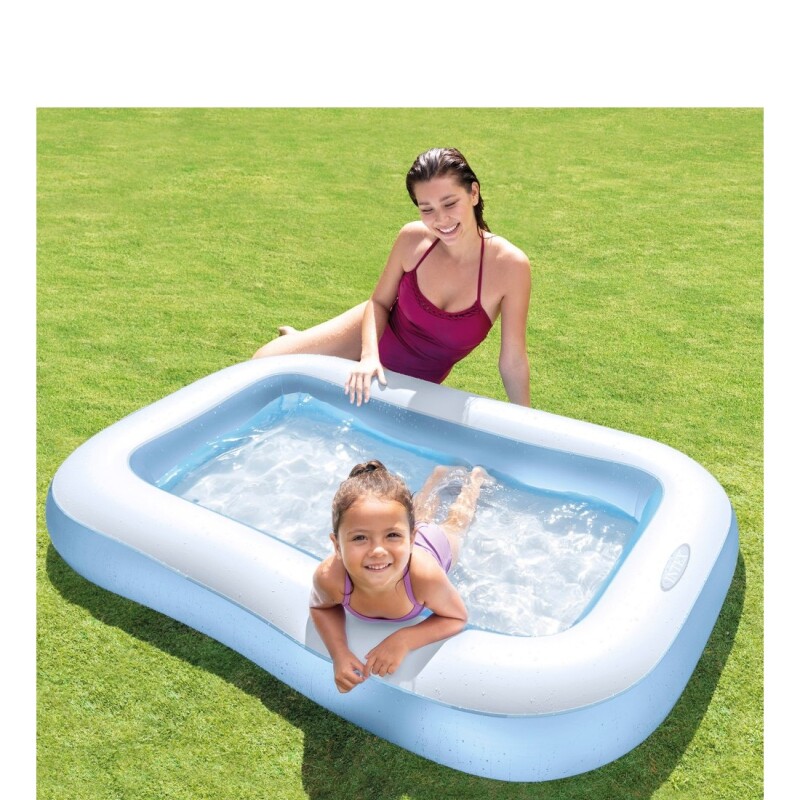 INTEX PISCINA INFLABLE RECTANGULAR PARA NIÑO 166 X 100 X 28 CMS 102 LITROS Intex Piscina Inflable Rectangular Para Niño 166 X 100 X 28 Cms 102 Litros