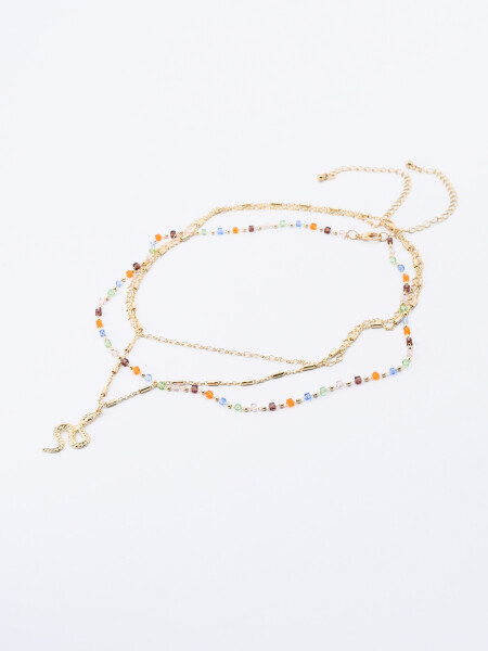 COLLAR SERPIENTE DORADO