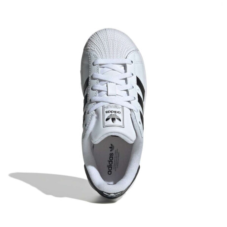 Championes Superstar II de Niños blanco