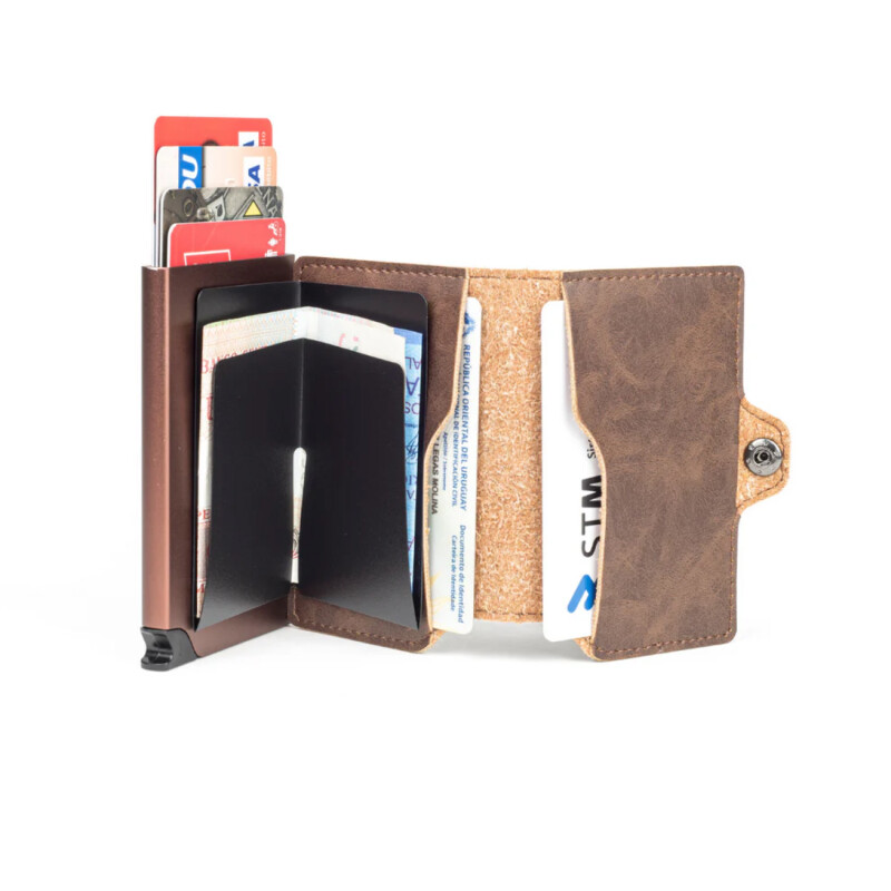 Billetera Baleine Kansas Zipper - Marron Billetera Baleine Kansas Zipper - Marron