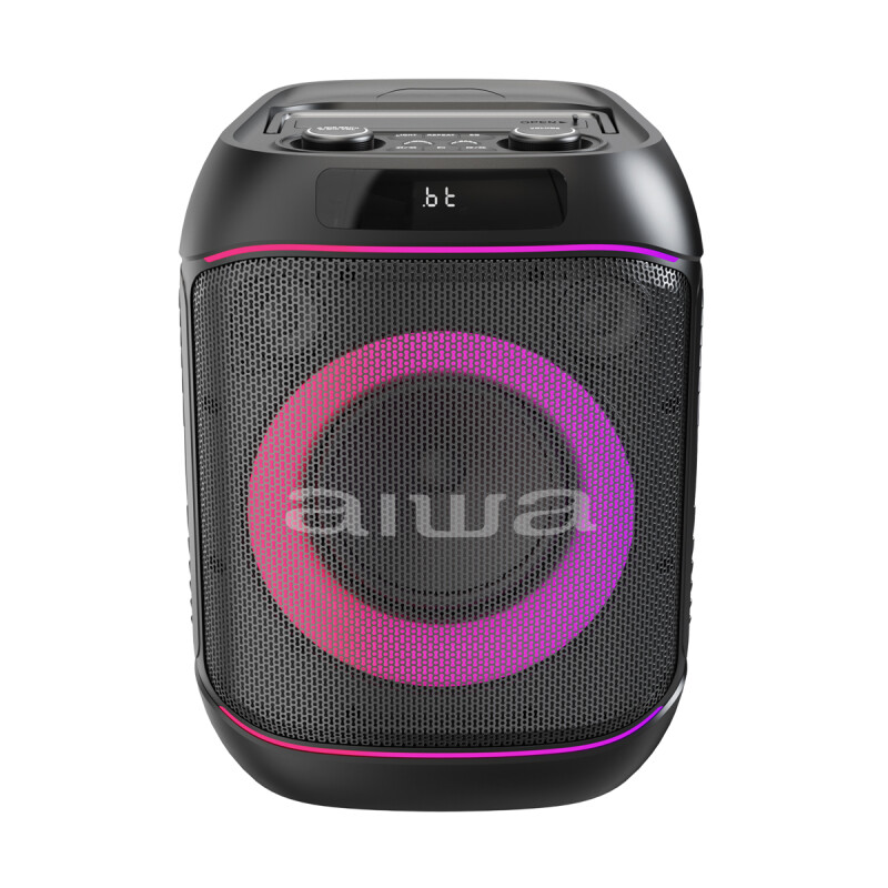 Parlante portátil Bluetooth AIWA 600W PMPO Luces LED TWS y entrada para micrófono | AWPOC805 Parlante portátil Bluetooth AIWA 600W PMPO Luces LED TWS y entrada para micrófono | AWPOC805