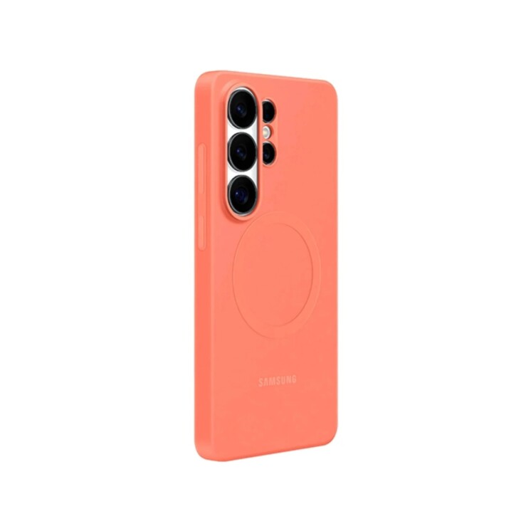 Funda Samsung Silicone Magnet para Galaxy S26 Ultra Coralred