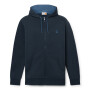 Polera Oyster River Zip Hoodie Hombre Dark Sapphire-Dark Denim