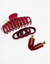 Accesorios Pelo Set Varios Set De Accesorios Para Pelo - Rojo Medio