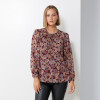 Blusa Gasa Lurex BORDEAUX/MULTI