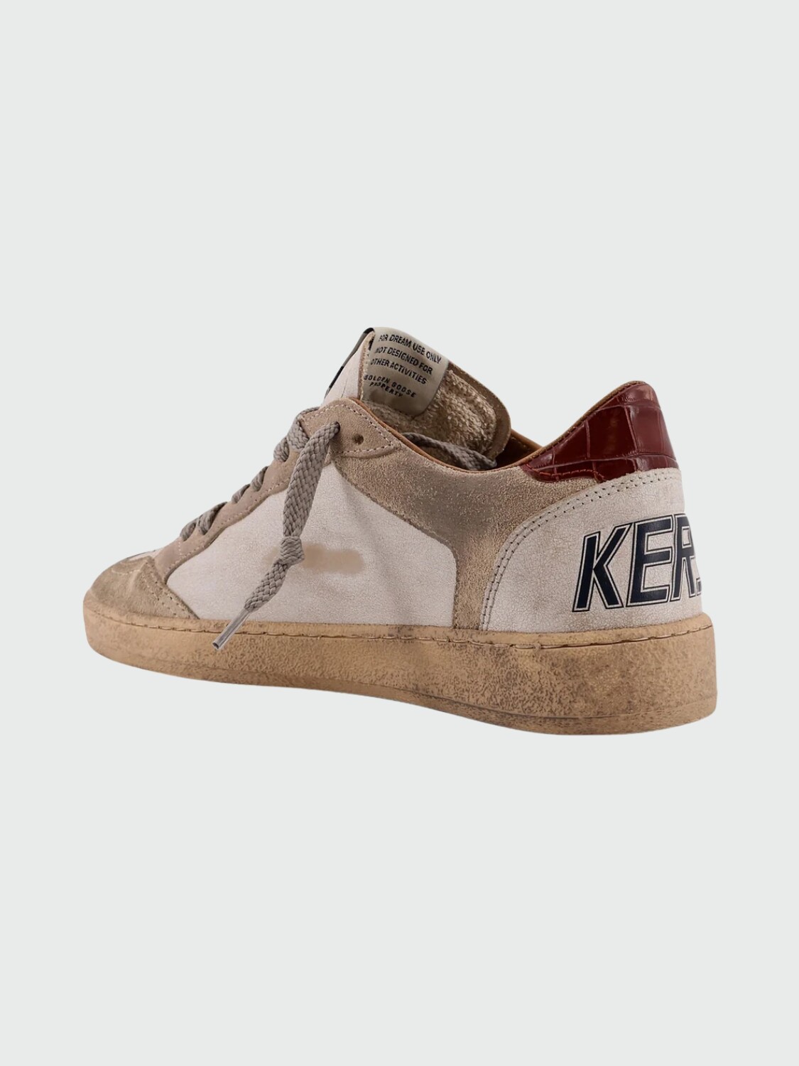 GOLDEN GOOSE - Zapatillas Ball Star Double Quarter Leather Sneakers Alta Automática