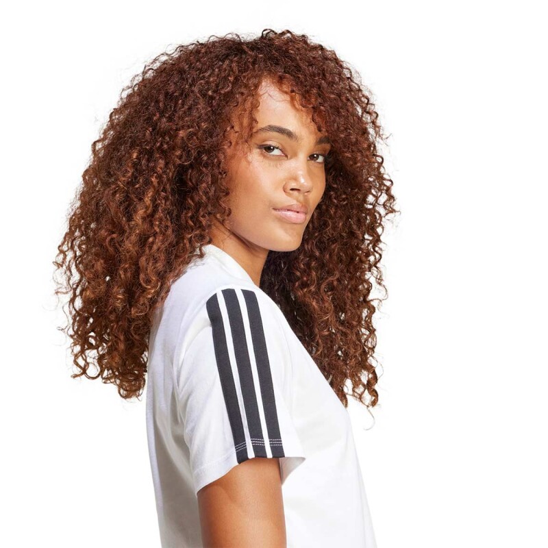 Adidas Remera Mujer W 3s Sj T B Blanco-negro