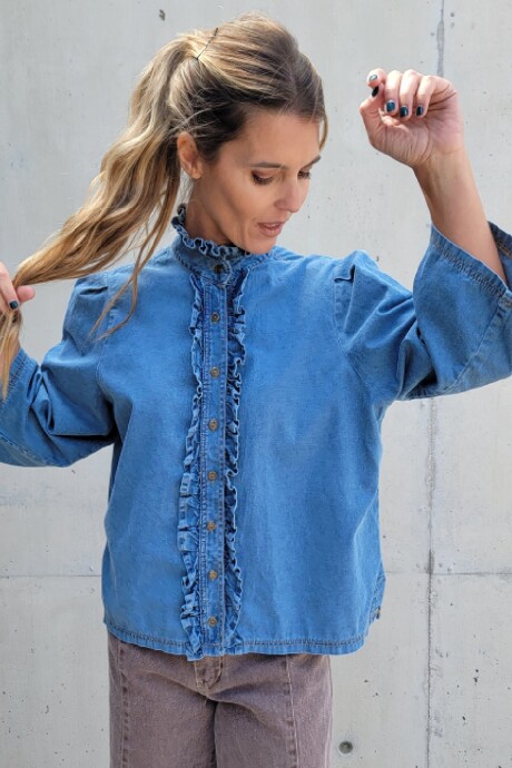 Camisa Dinamarca Denim azul